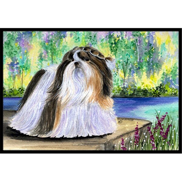 Carolines Treasures 18 x 27 in. Shih Tzu Indoor Outdoor Doormat SS8329MAT - main